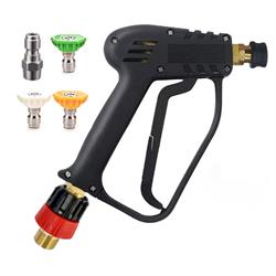 Ultimate Finish Stubby Nose Short Pressure Washer Swivel Trigger Lance