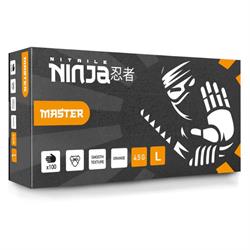Nitrile Ninja Orange Master Pro Detailing Gloves (M, L & XL)