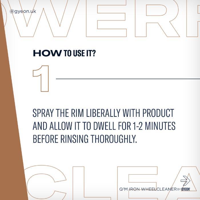 GYEON Q²M Iron Wheel Cleaner Redefined