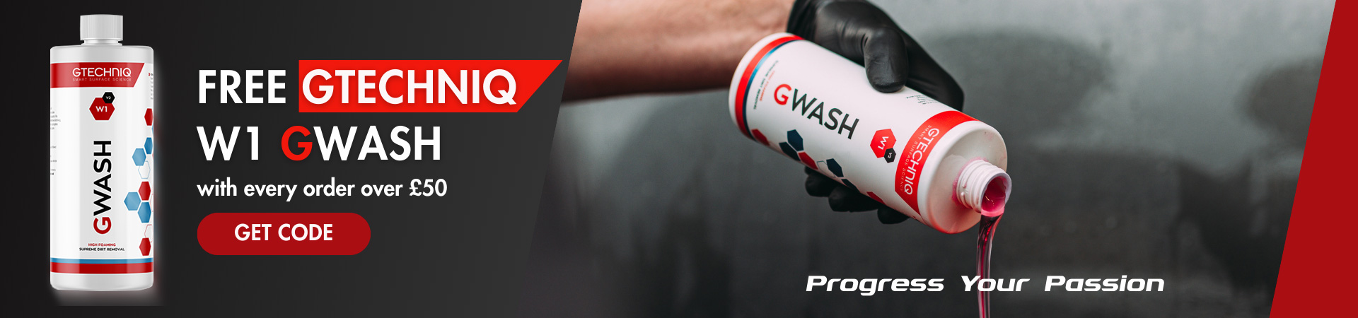 Free Gtechniq W1 GWash (500ml)
