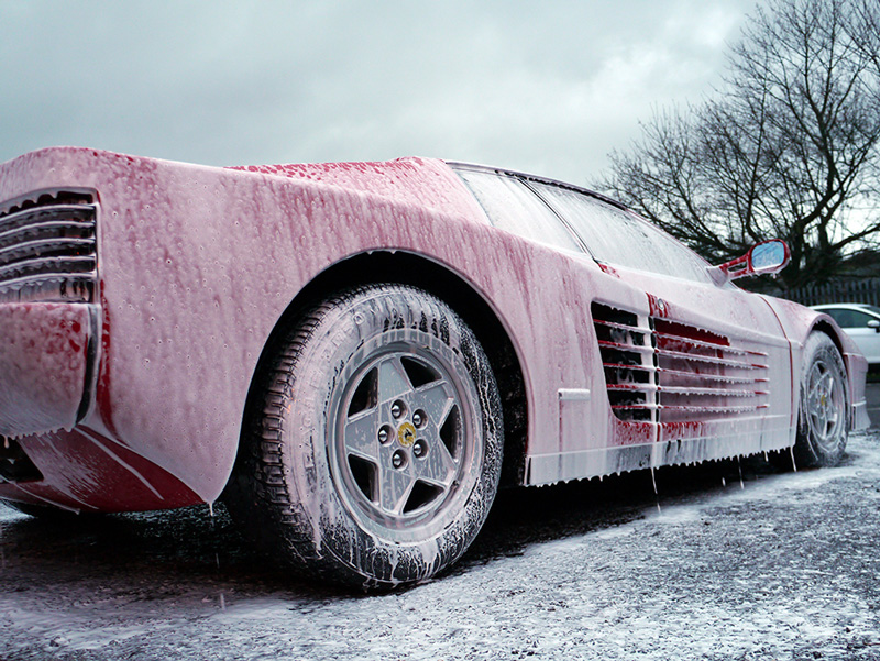 Snow Spray Car